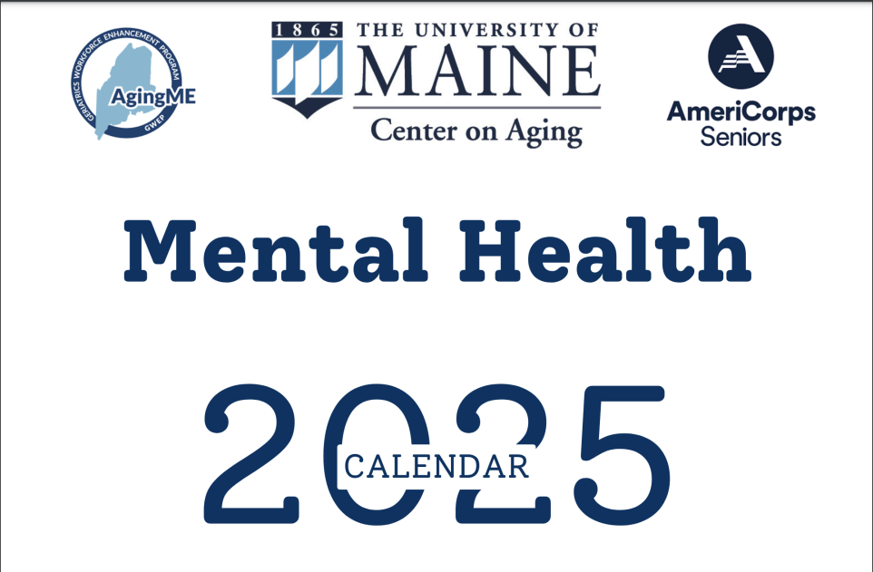 2025 Mental Health Calendar image and file